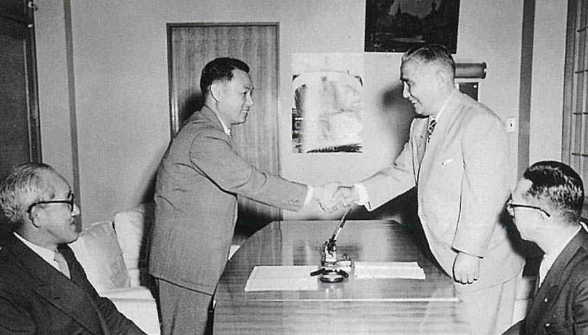 昭和32（1957年）台湾の亜州工業股份有限公司合弁事業に合意