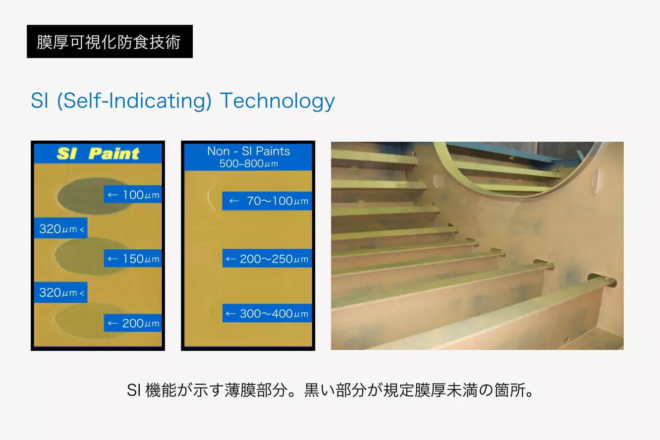 膜厚可視化による長期防食技術とは