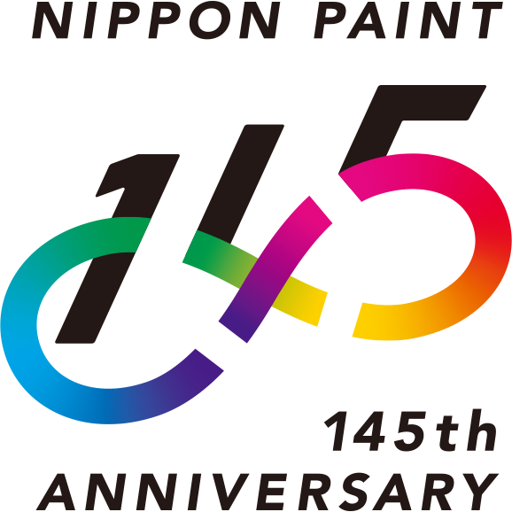 logo: NIPPON PAINT 145th ANNIVERSARY