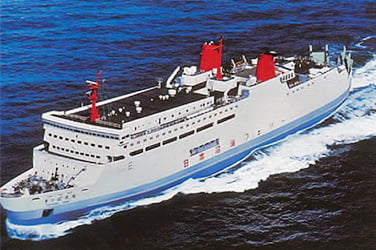 Ferry coated with our new SPC self-polishing copolymer antifouling paint