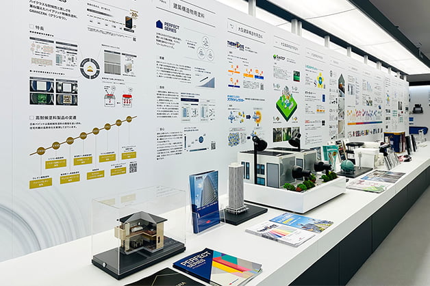 展示エリアの写真