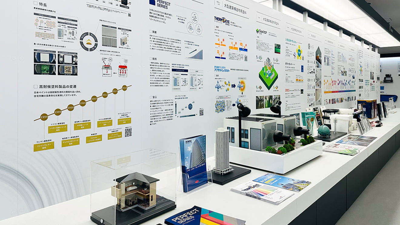 展示エリアの写真