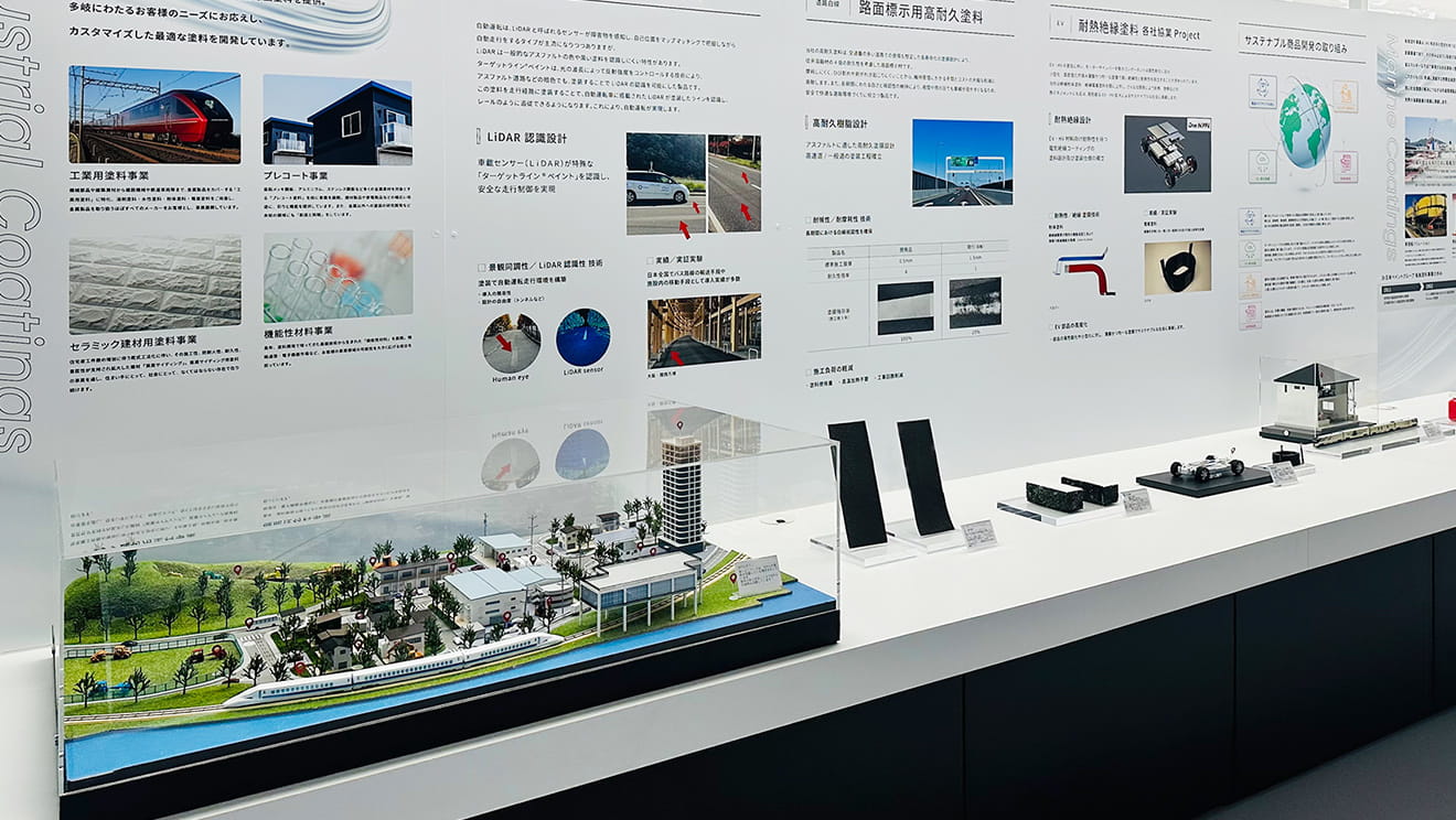 展示エリアの写真