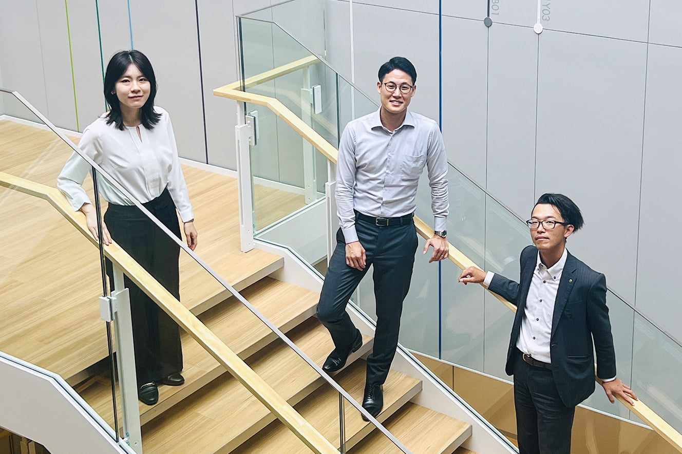 Photo: development team members