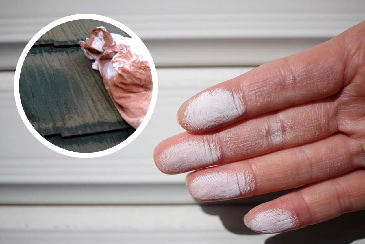 Conceptual Image: Chalking Caused by Paint