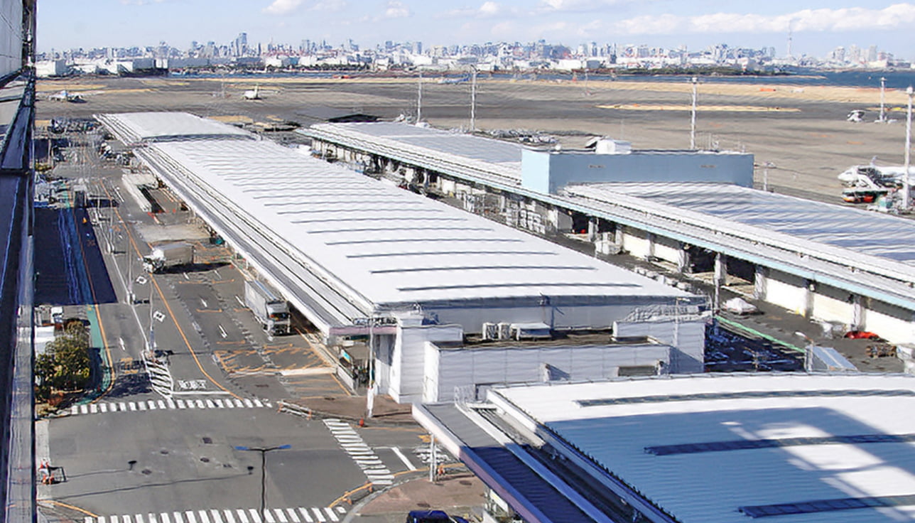 Image: The Domestic Cargo Terminal of Tokyo International Airport