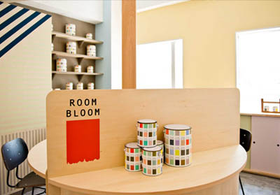 ブランド第一弾商品「ROOMBLOOM Matte」も展示しています(ROOMBLOOM大阪