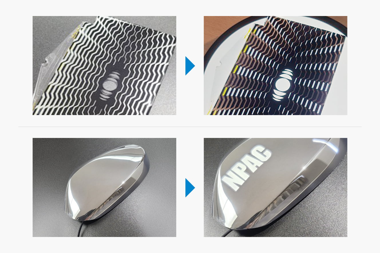 Light transmission controlling technology enabling innovative designs