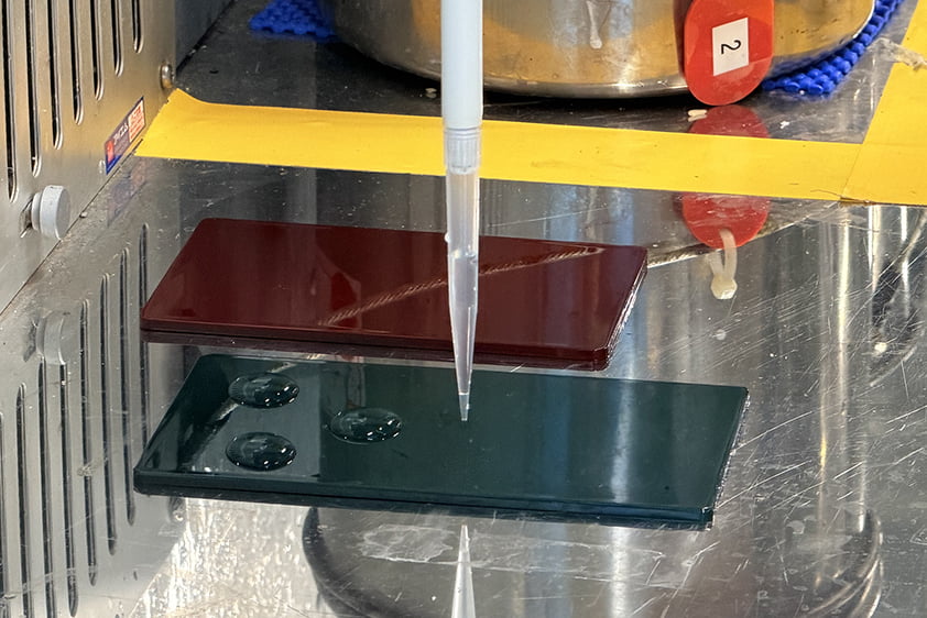 Chemical resistance tests