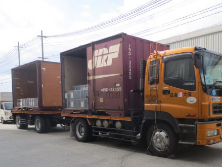 Utilizing railway containers