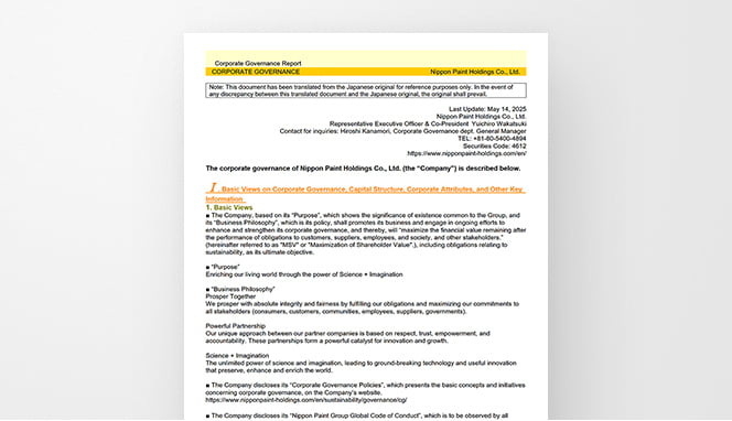 Corporate Governance Report