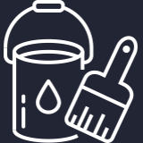 Icon of emulsion paint