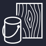 Icon of wood coating & varnish