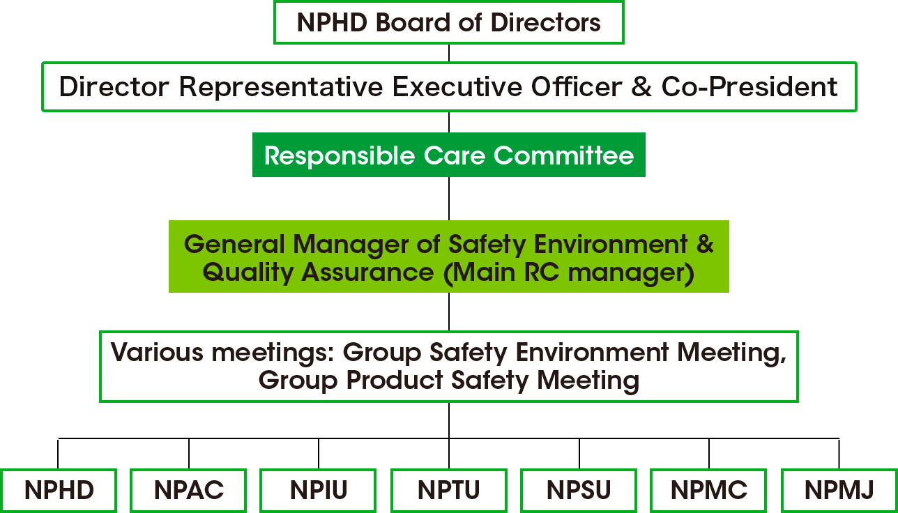 Nippon Paint Group RC organization chart