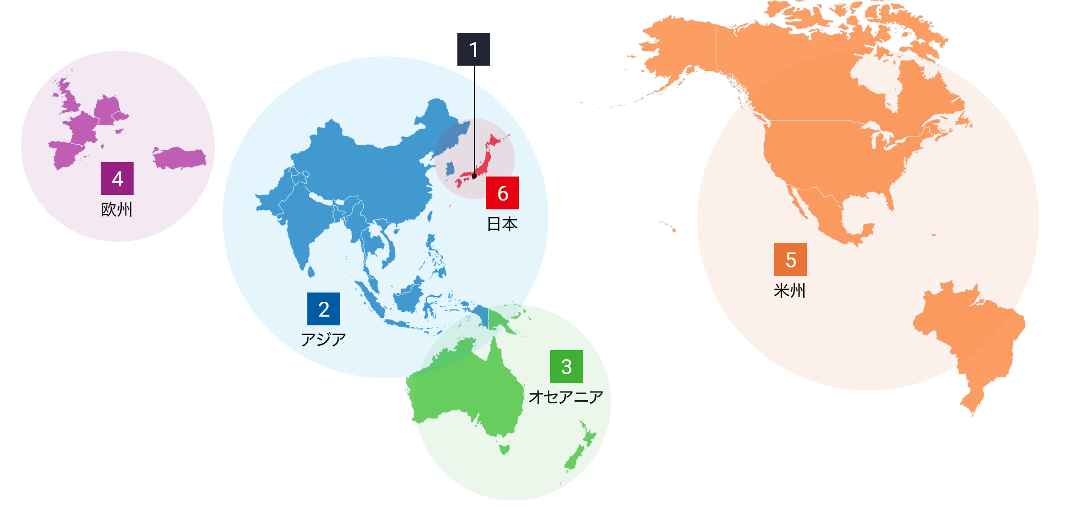 パートナー分布マップ