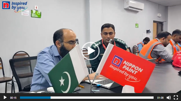Emergency response training at Nippon Paint Pakistan factory