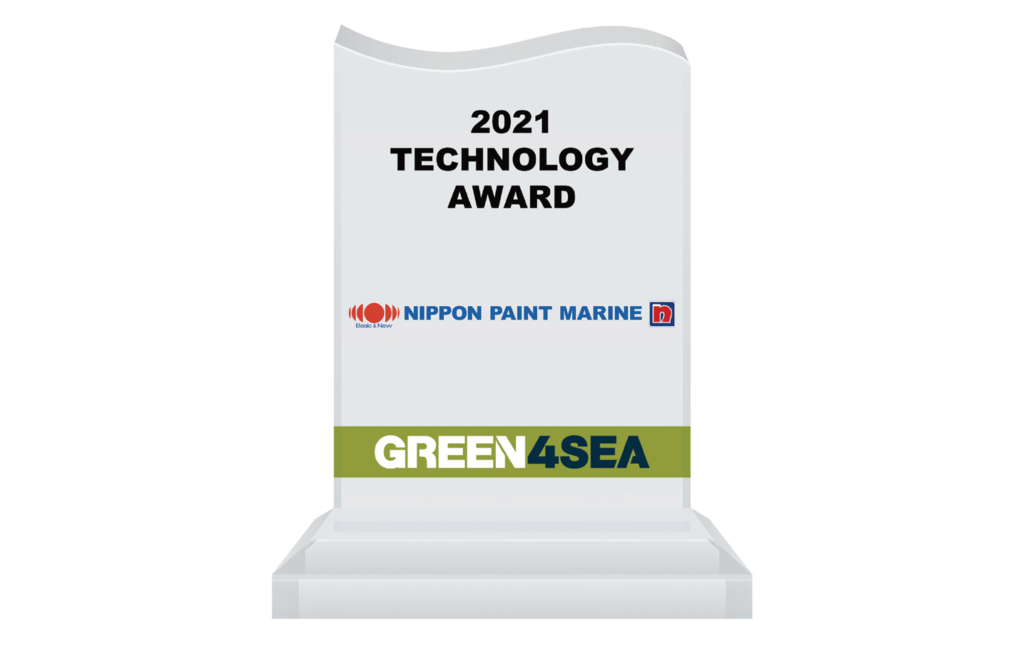 GREEN4SEA 2021 TECHNOLOGY AWARDトロフィー
