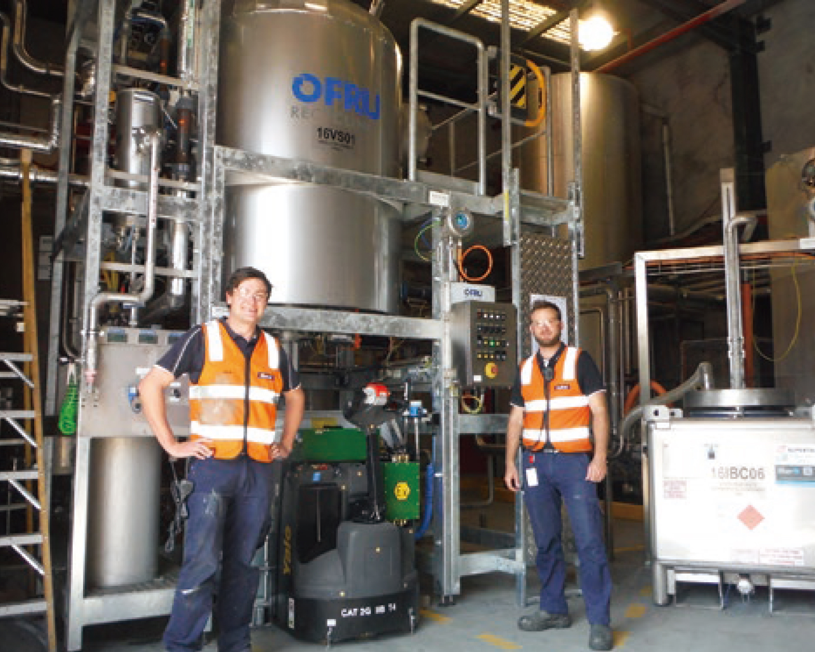 Recovery of waste solvent at DuluxGroup