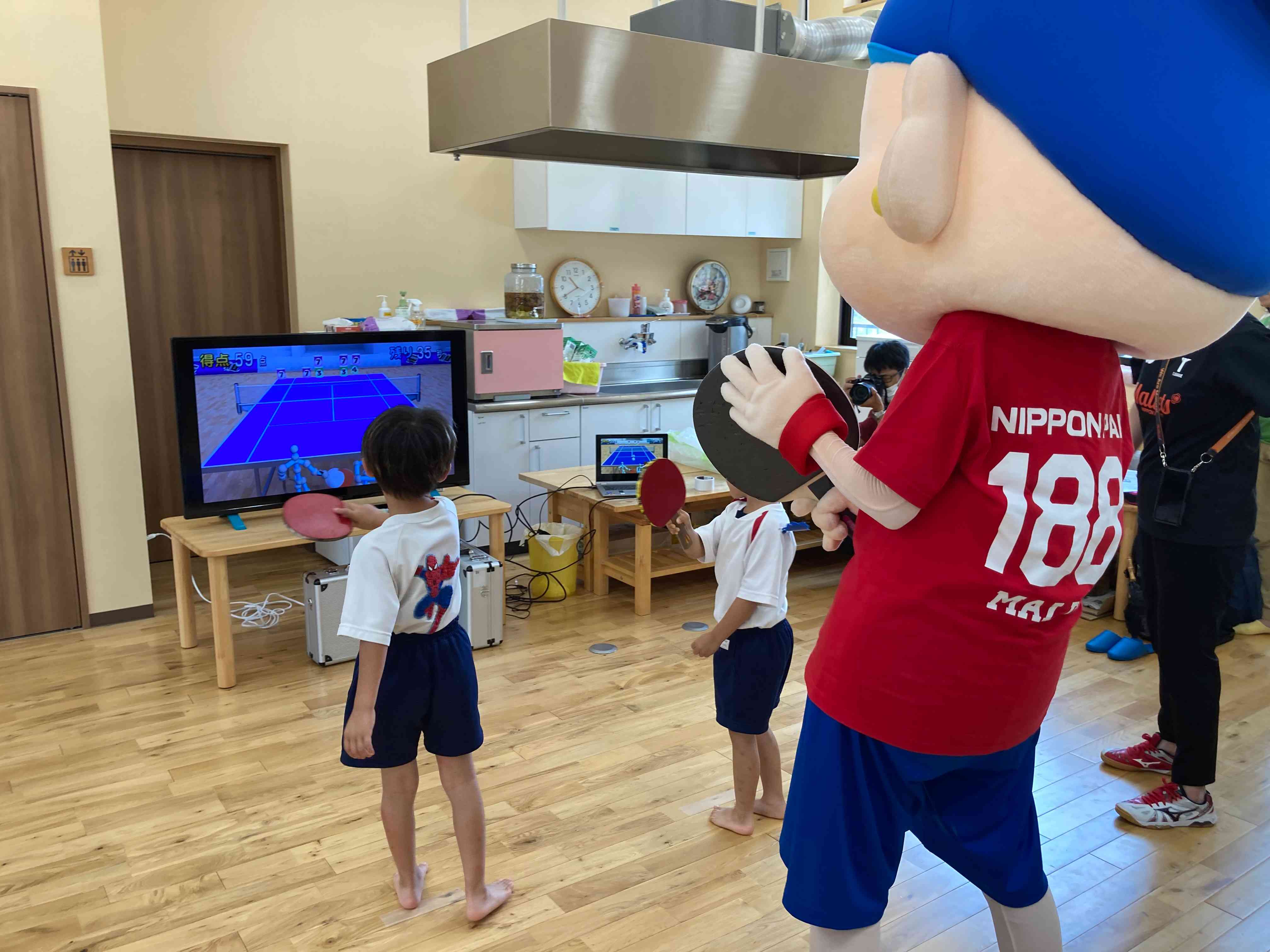 TANOでも体を動かします