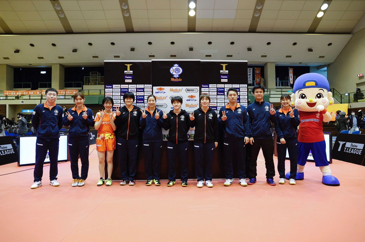 【試合結果】1/8(土) vs.トップおとめピンポンズ名古屋(第12戦)